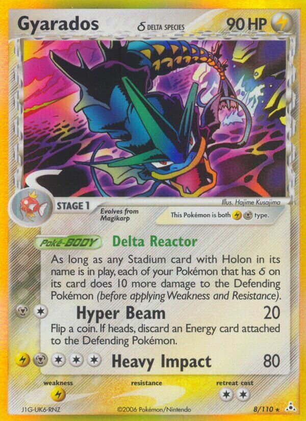 Gyarados 008/111 — EX Fantasmi di Holon (Italian Pokémon TCG card)