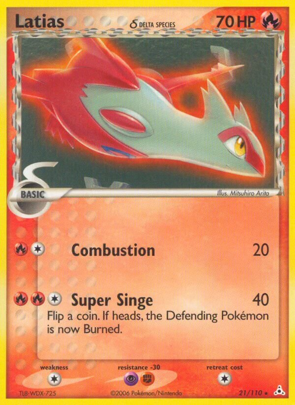 Latias 021/111 — EX Fantasmi di Holon (Italian Pokémon TCG card)