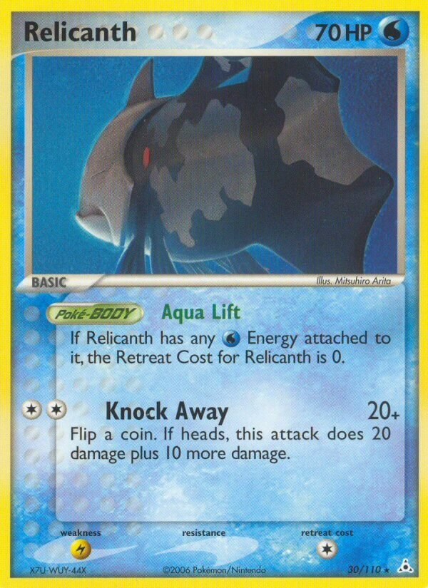 Relicanth 030/111 — EX Fantasmi di Holon (Italian Pokémon TCG card)
