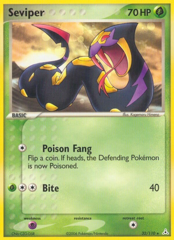 Seviper 032/111 — EX Fantasmi di Holon (Italian Pokémon TCG card)