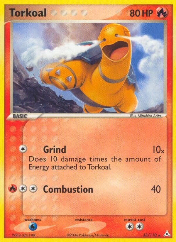 Torkoal 033/111 — EX Fantasmi di Holon (Italian Pokémon TCG card)