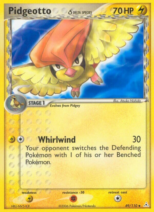 Pidgeotto 049/111 — EX Fantasmi di Holon (Italian Pokémon TCG card)