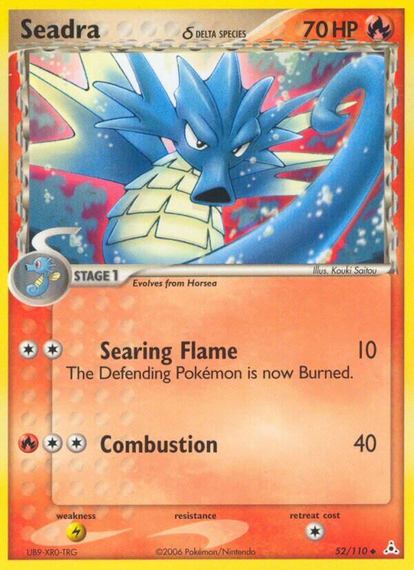 Seadra 052/111 — EX Fantasmi di Holon (Italian Pokémon TCG card)