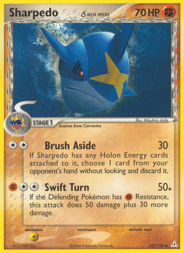 Sharpedo 053/111 — EX Fantasmi di Holon (Italian Pokémon TCG card)