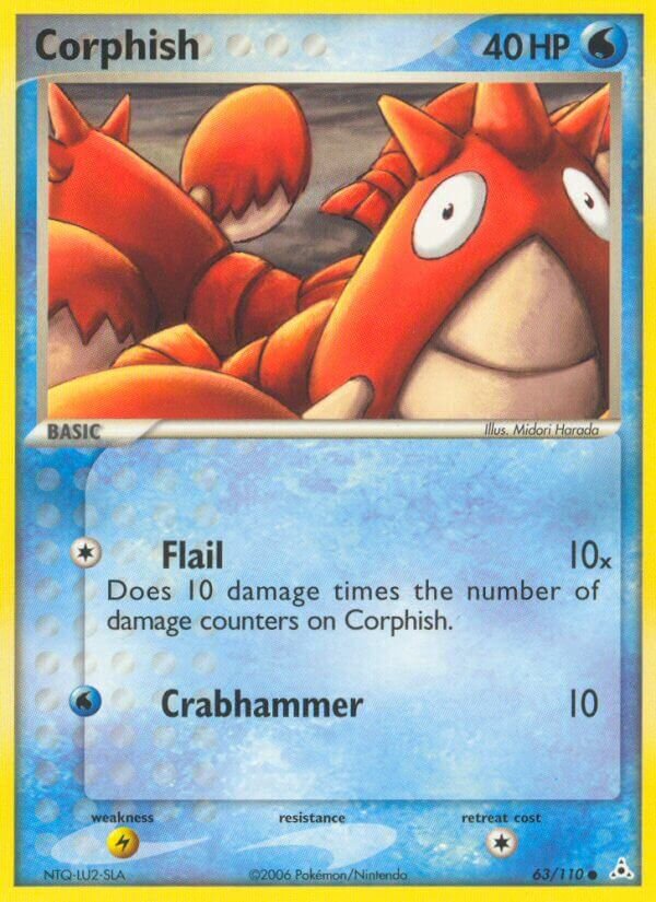 Corphish 063/111 — EX Fantasmi di Holon (Italian Pokémon TCG card)