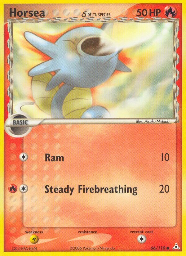 Horsea 066/111 — EX Fantasmi di Holon (Italian Pokémon TCG card)