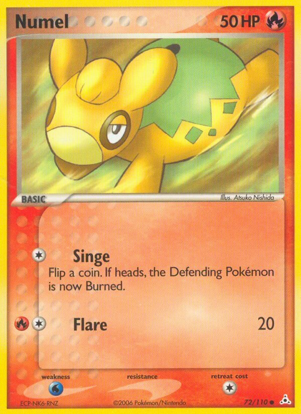 Numel 072/111 — EX Fantasmi di Holon (Italian Pokémon TCG card)