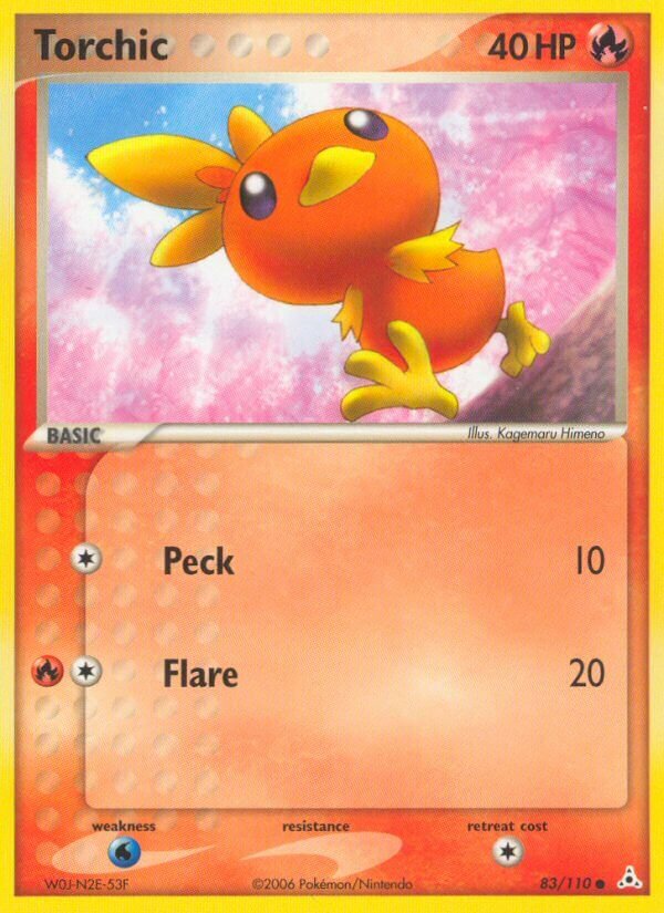 Torchic 083/111 — EX Fantasmi di Holon (Italian Pokémon TCG card)