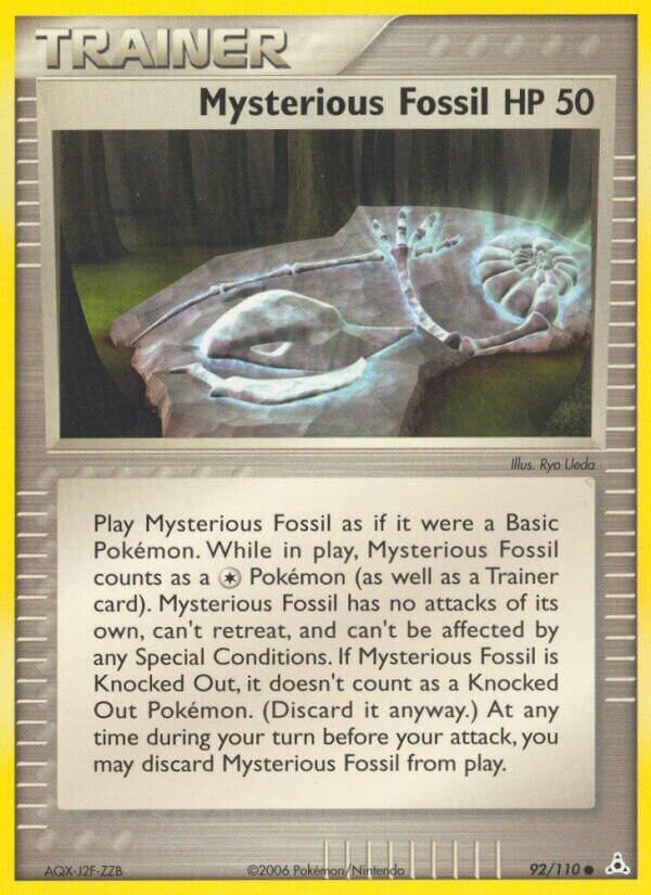 Mysterious Fossil 092/111 — EX Fantasmi di Holon (Italian Pokémon TCG card)