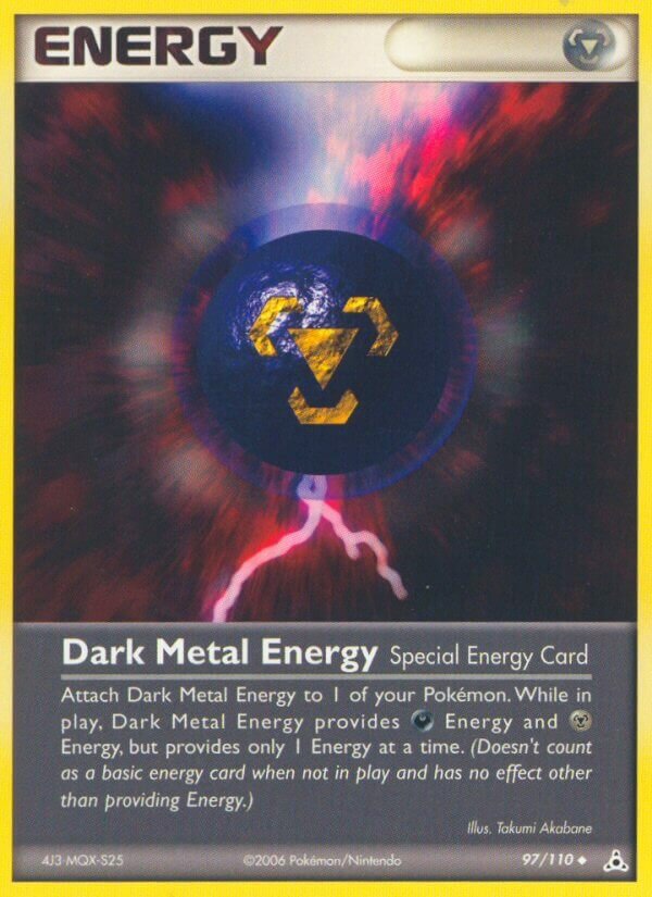 Dark Metal Energy 097/111 — EX Fantasmi di Holon (Italian Pokémon TCG card)