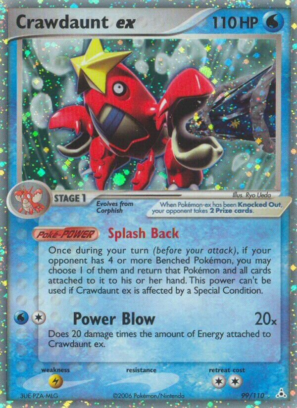 Crawdaunt ex 099/111 — EX Fantasmi di Holon (Italian Pokémon TCG card)