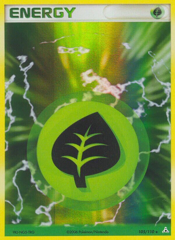 Grass Energy 105/111 — EX Fantasmi di Holon (Italian Pokémon TCG card)
