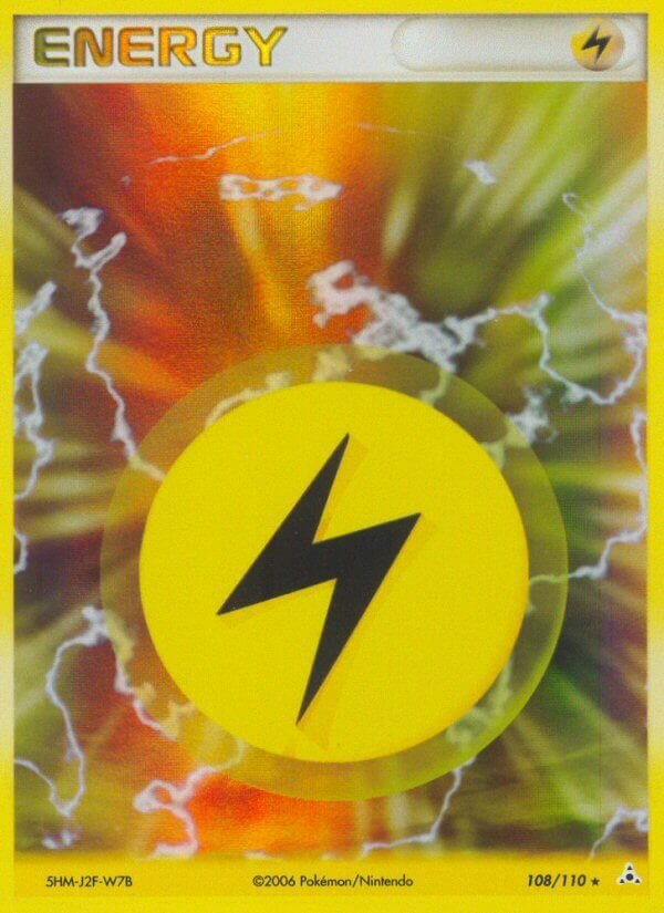 Lightning Energy 108/111 — EX Fantasmi di Holon (Italian Pokémon TCG card)
