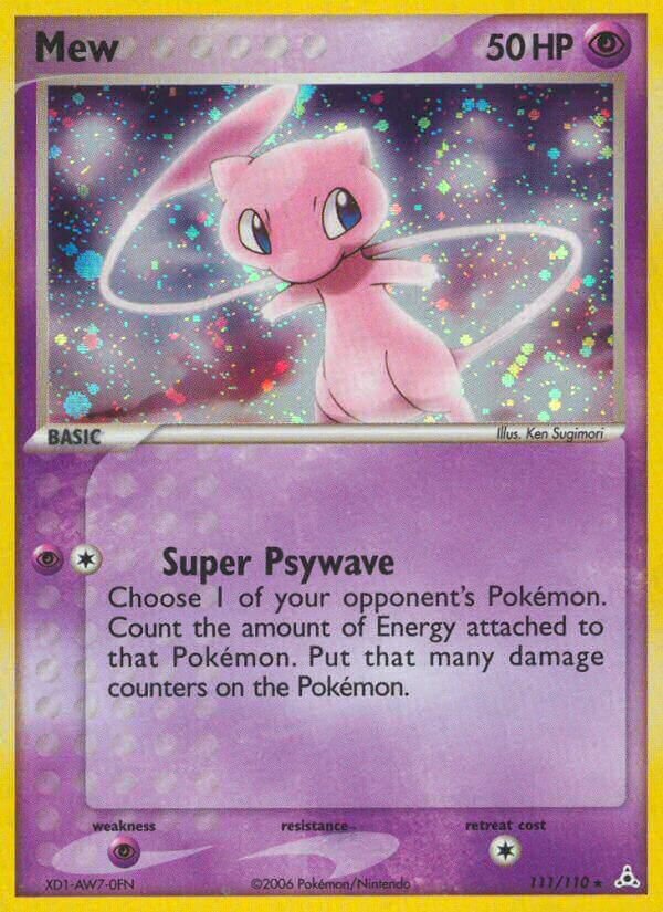 Mew 111/111 — EX Fantasmi di Holon (Italian Pokémon TCG card)