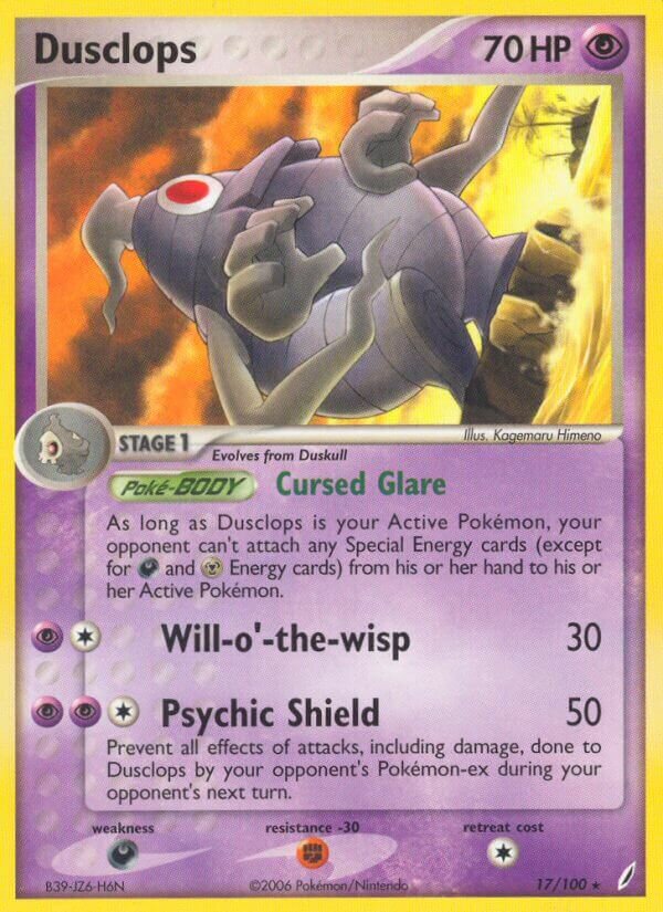 Dusclops 017/100 — EX Guardiani dei Cristalli (Italian Pokémon TCG card)