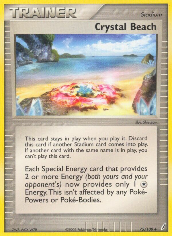Crystal Beach 075/100 — EX Guardiani dei Cristalli (Italian Pokémon TCG card)