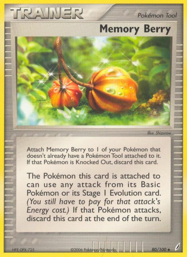 Memory Berry 080/100 — EX Guardiani dei Cristalli (Italian Pokémon TCG card)