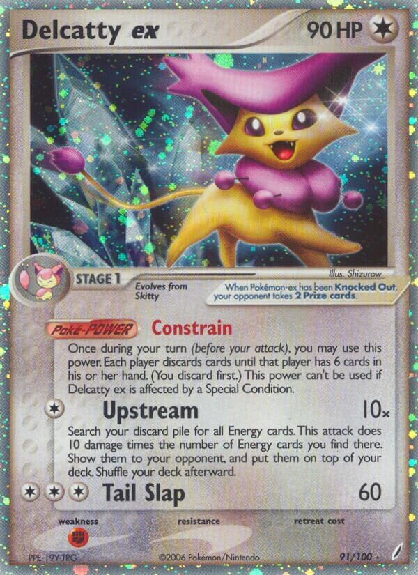 Delcatty ex 091/100 — EX Guardiani dei Cristalli (Italian Pokémon TCG card)