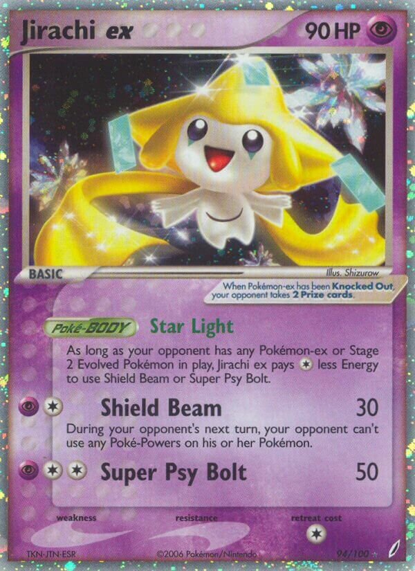 Jirachi ex 094/100 — EX Guardiani dei Cristalli (Italian Pokémon TCG card)