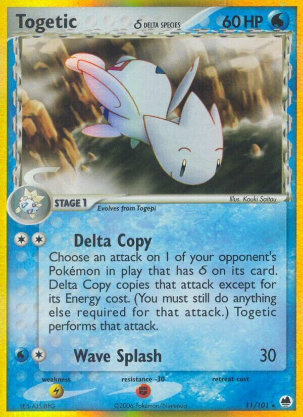 Togetic 011/101 — EX L’Isola dei Draghi (Italian Pokémon TCG card)