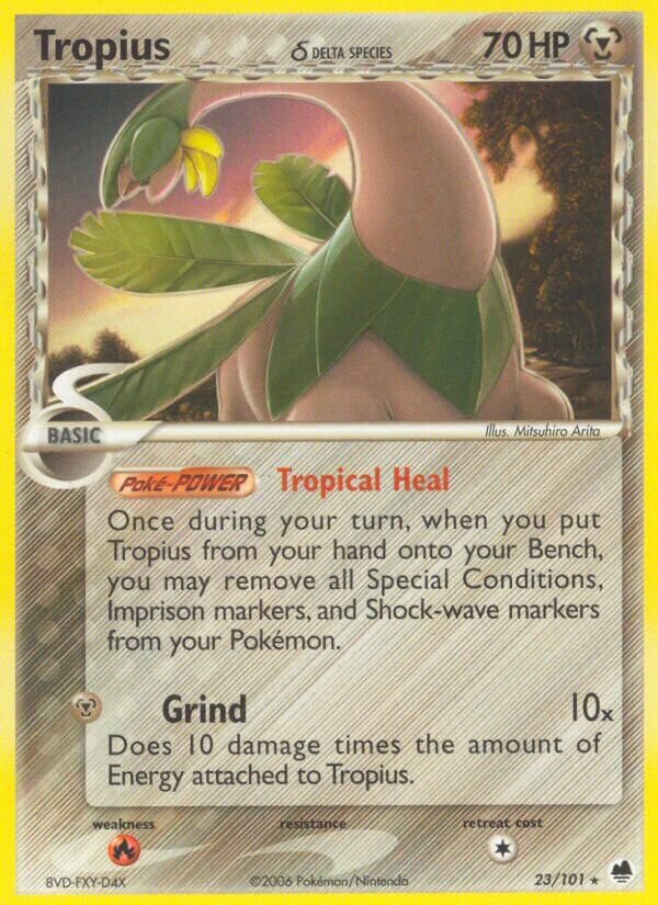 Tropius 023/101 — EX L’Isola dei Draghi (Italian Pokémon TCG card)