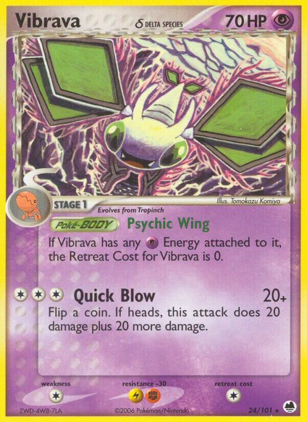 Vibrava 024/101 — EX L’Isola dei Draghi (Italian Pokémon TCG card)