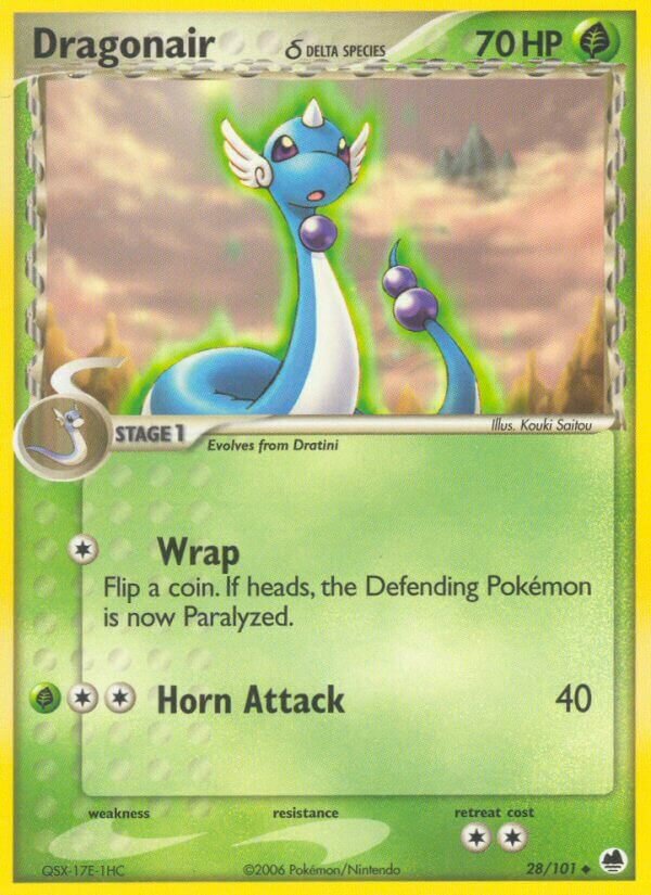 Dragonair 028/101 — EX L’Isola dei Draghi (Italian Pokémon TCG card)