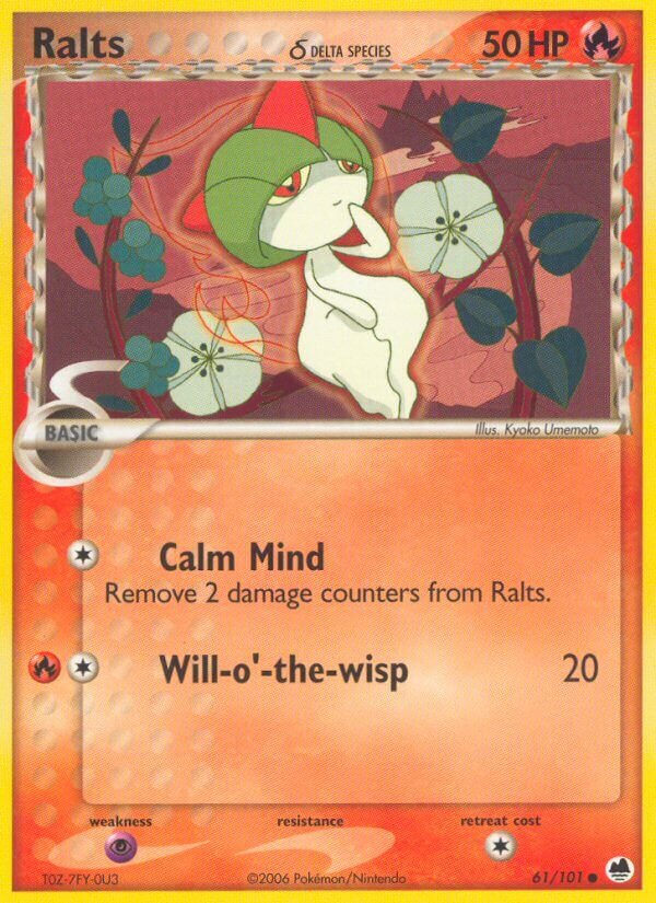Ralts 061/101 — EX L’Isola dei Draghi (Italian Pokémon TCG card)