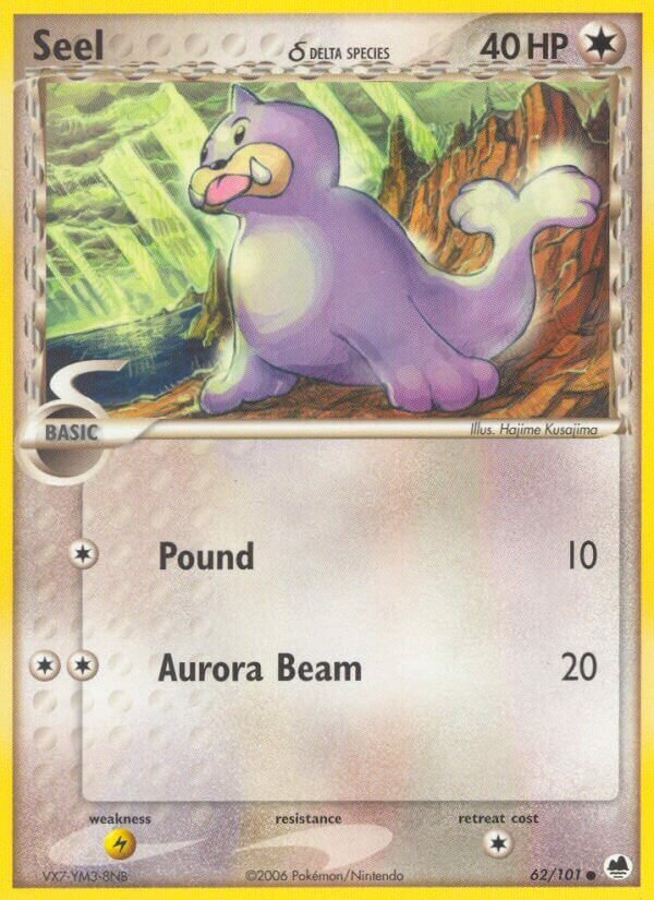 Seel 062/101 — EX L’Isola dei Draghi (Italian Pokémon TCG card)