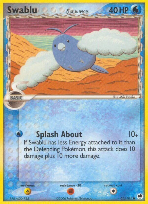 Swablu 065/101 — EX L’Isola dei Draghi (Italian Pokémon TCG card)