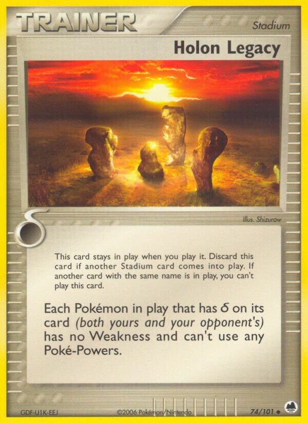 Holon Legacy 074/101 — EX L’Isola dei Draghi (Italian Pokémon TCG card)
