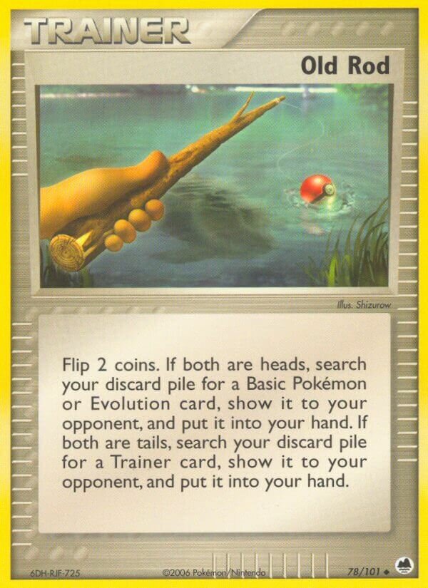 Old Rod 078/101 — EX L’Isola dei Draghi (Italian Pokémon TCG card)