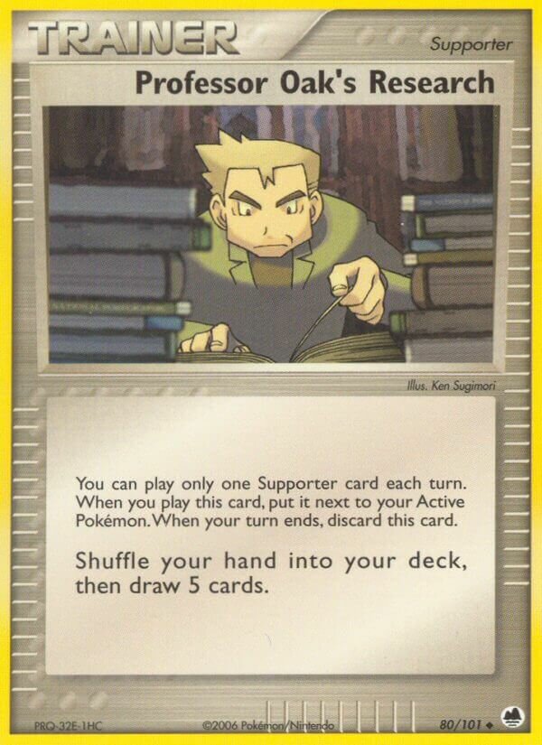 Professor Oak's Research 080/101 — EX L’Isola dei Draghi (Italian Pokémon TCG card)
