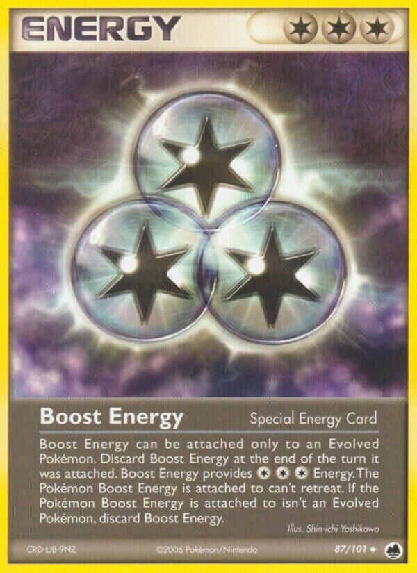 Boost Energy 087/101 — EX L’Isola dei Draghi (Italian Pokémon TCG card)