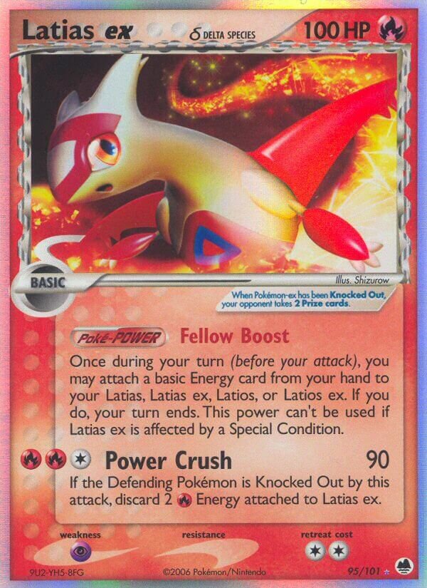 Latias ex 095/101 — EX L’Isola dei Draghi (Italian Pokémon TCG card)