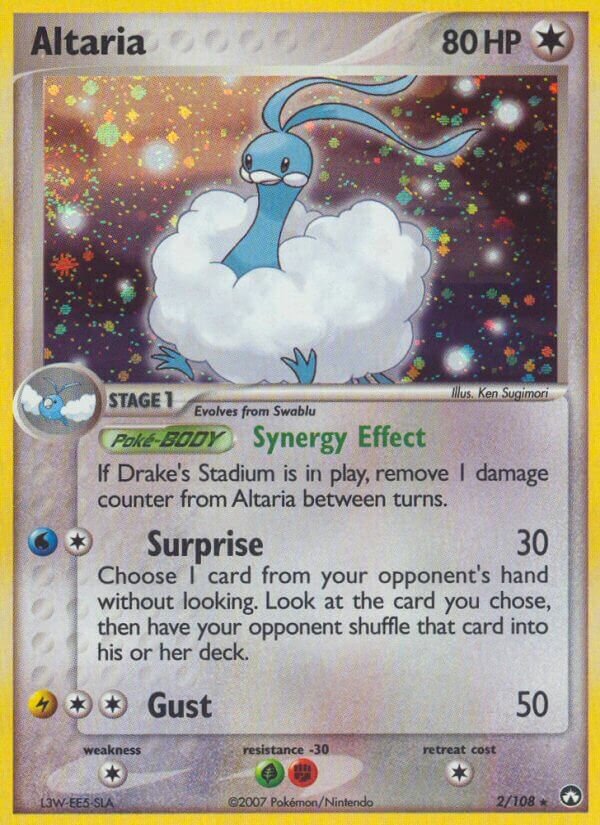 Altaria 002/108 — EX Power Keepers (Italian Pokémon TCG card)