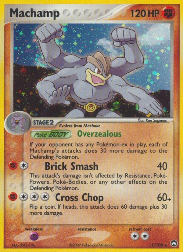 Machamp 011/108 — EX Power Keepers (Italian Pokémon TCG card)