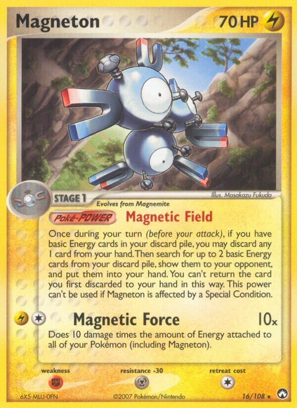 Magneton 016/108 — EX Power Keepers (Italian Pokémon TCG card)