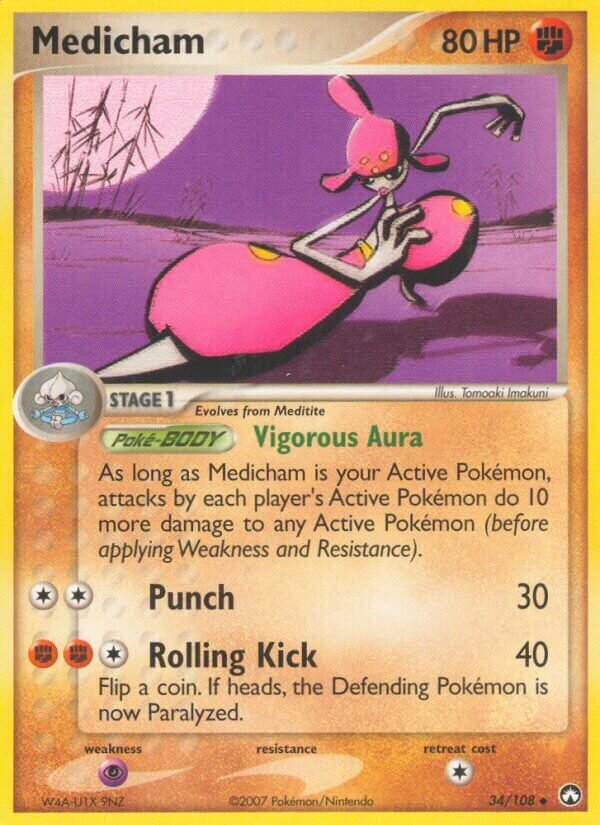 Medicham 034/108 — EX Power Keepers (Italian Pokémon TCG card)