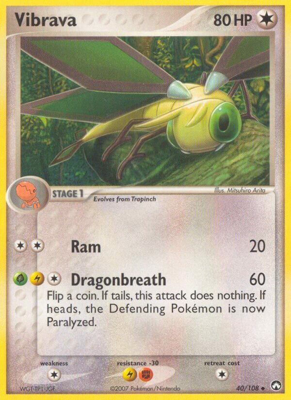 Vibrava 040/108 — EX Power Keepers (Italian Pokémon TCG card)
