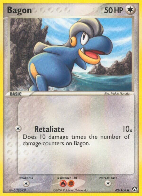 Bagon 043/108 — EX Power Keepers (Italian Pokémon TCG card)