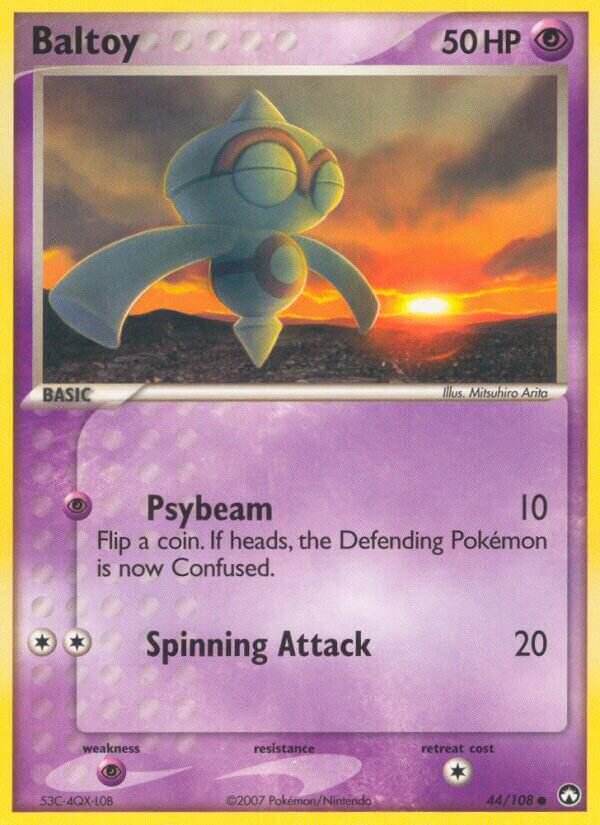 Baltoy 044/108 — EX Power Keepers (Italian Pokémon TCG card)