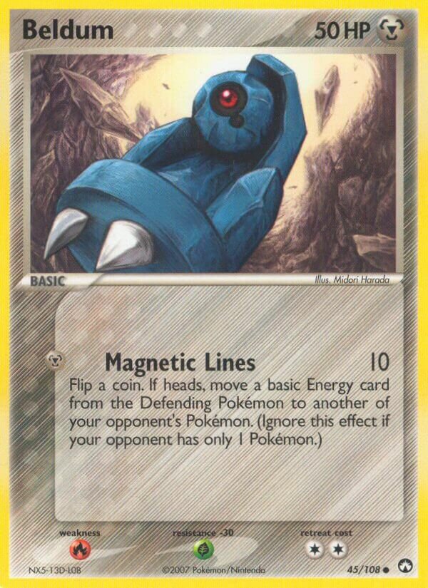 Beldum 045/108 — EX Power Keepers (Italian Pokémon TCG card)