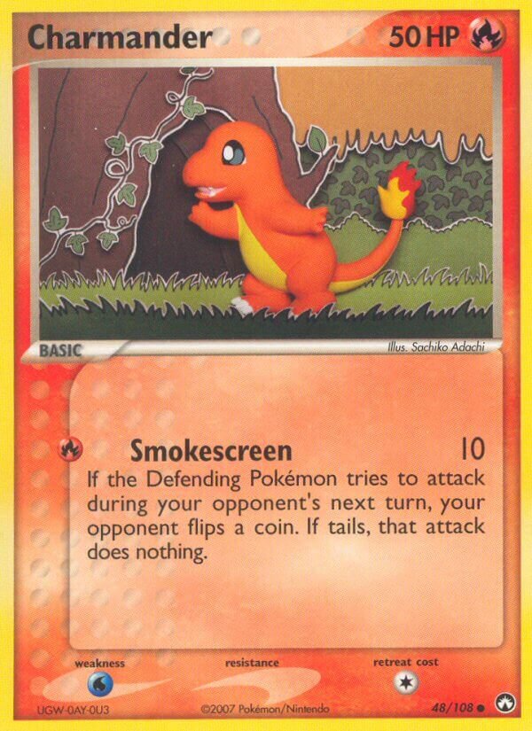 Charmander 048/108 — EX Power Keepers (Italian Pokémon TCG card)