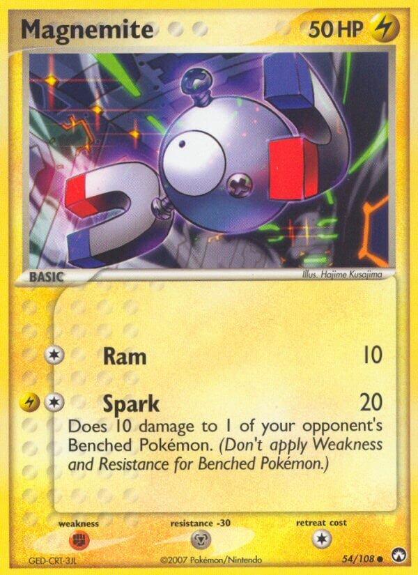 Magnemite 054/108 — EX Power Keepers (Italian Pokémon TCG card)