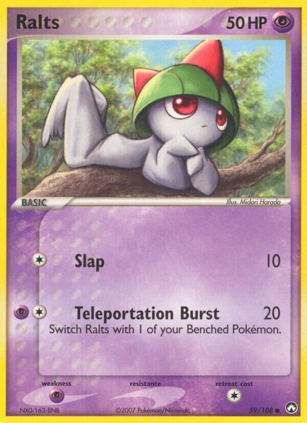 Ralts 059/108 — EX Power Keepers (Italian Pokémon TCG card)