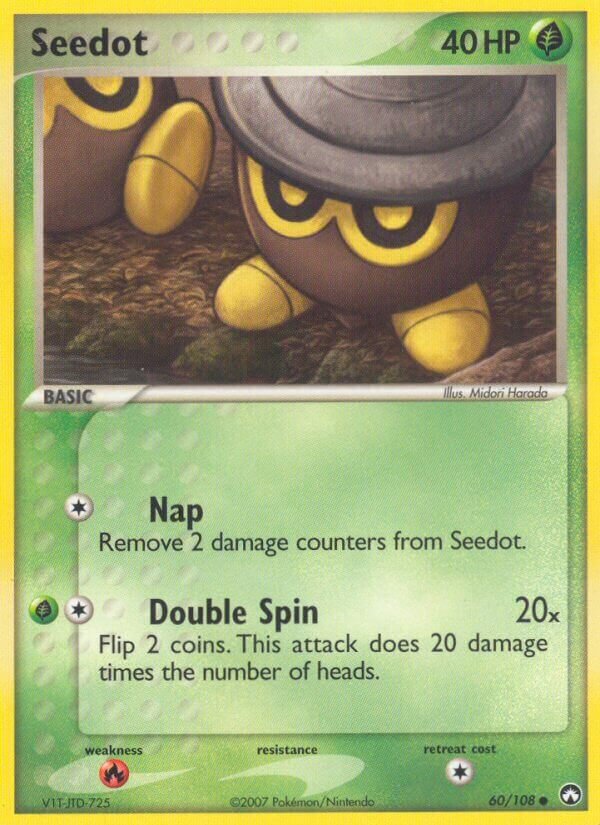 Seedot 060/108 — EX Power Keepers (Italian Pokémon TCG card)