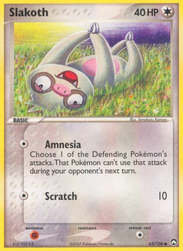 Slakoth 063/108 — EX Power Keepers (Italian Pokémon TCG card)