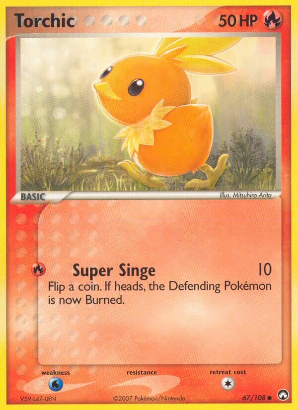 Torchic 067/108 — EX Power Keepers (Italian Pokémon TCG card)