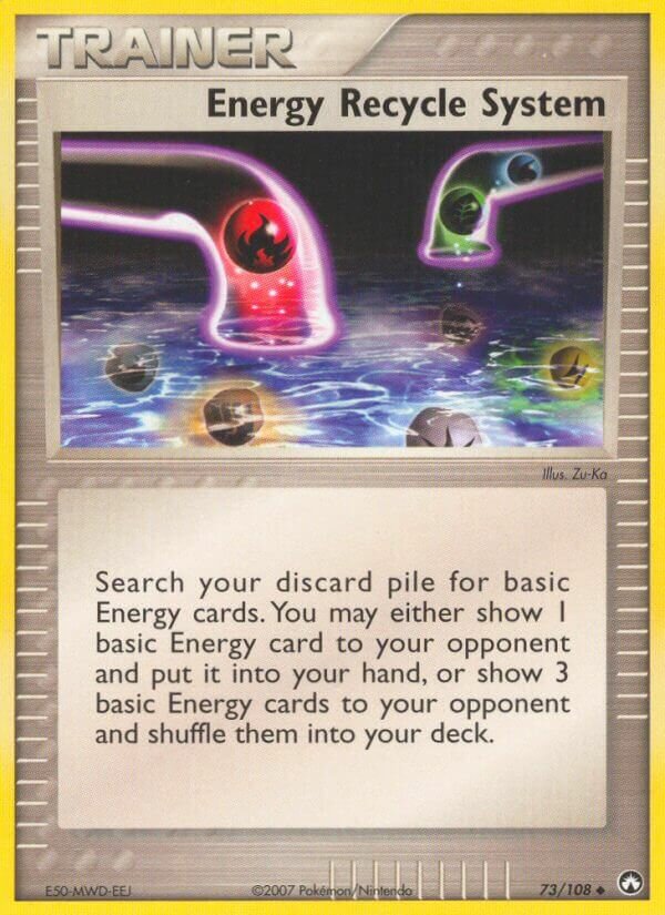 Energy Recycle System 073/108 — EX Power Keepers (Italian Pokémon TCG card)